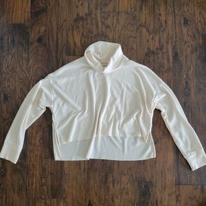 Womens white turtle neck sweater